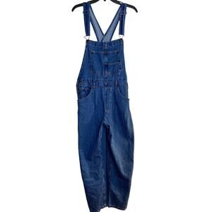 Free People Ziggy overall denim straight leg